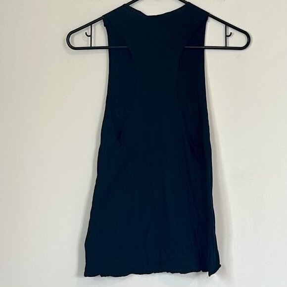 NWT Cozy Rozy California Black Sun, Sea, Sand Raw Hem Tank - Small - Picture 6 of 6